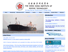 Tablet Screenshot of hkimt.org.hk